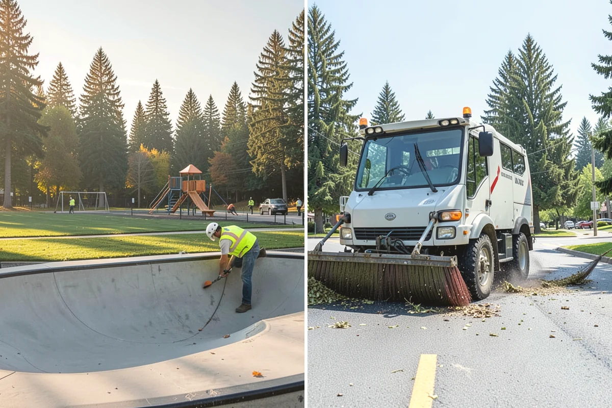 Holiday Lighting Installation in University Place, Pierce County, WA - Plan the display layout and power requirements with city staff