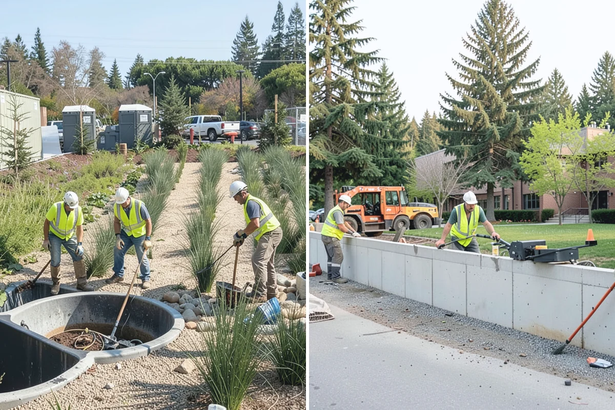 Holiday Lighting Installation in Woodinville, King County, WA - Plan the display layout and power requirements with city staff