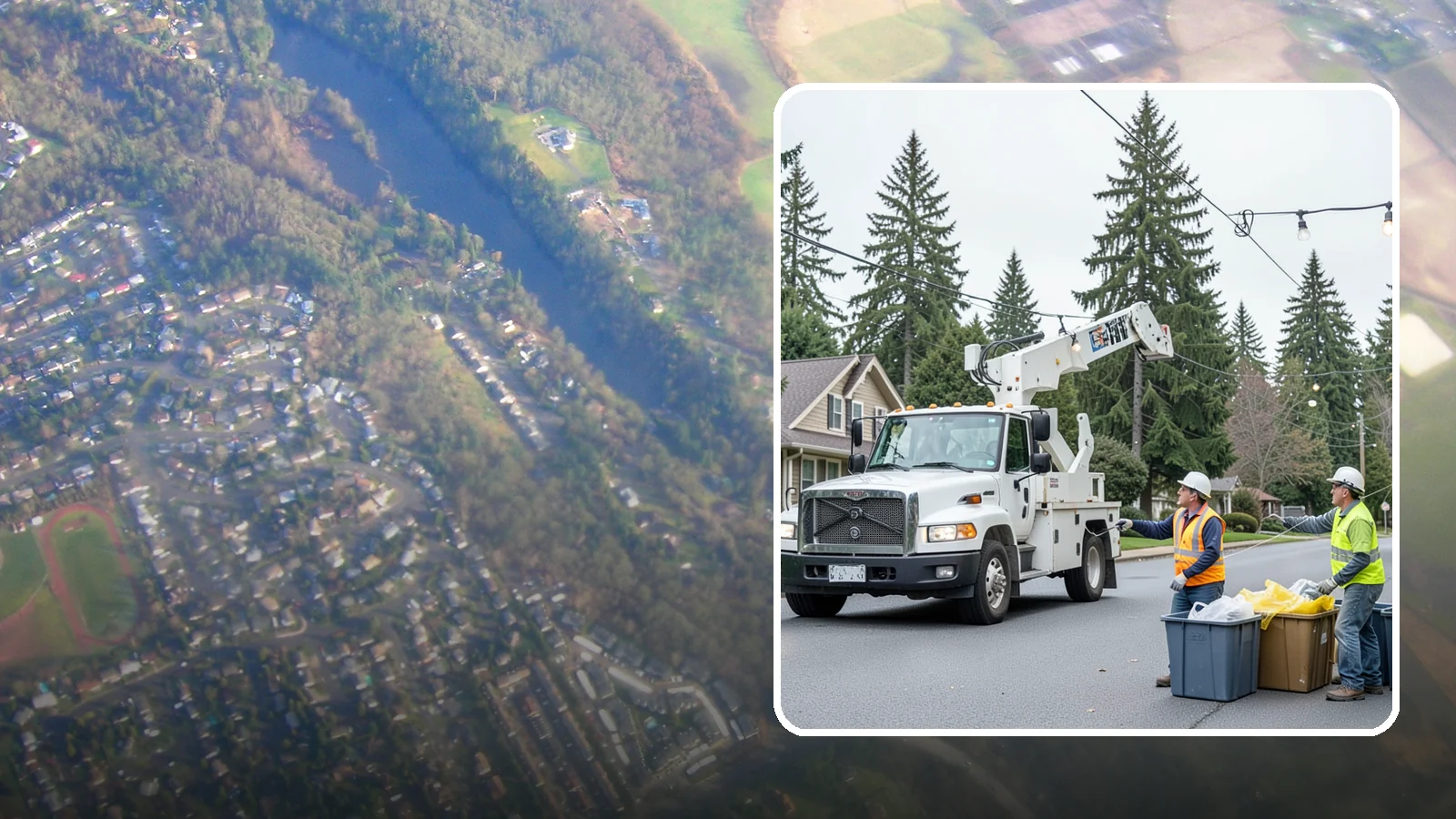 Holiday Lighting Removal in Algona, King County, WA - Safe takedown and storage of municipal holiday lighting displays across Western Washington.