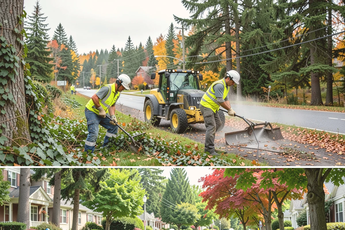 Holiday Lighting Removal in Beaux Arts Village, King County, WA - Removal is typically scheduled in January once the holiday season concludes.