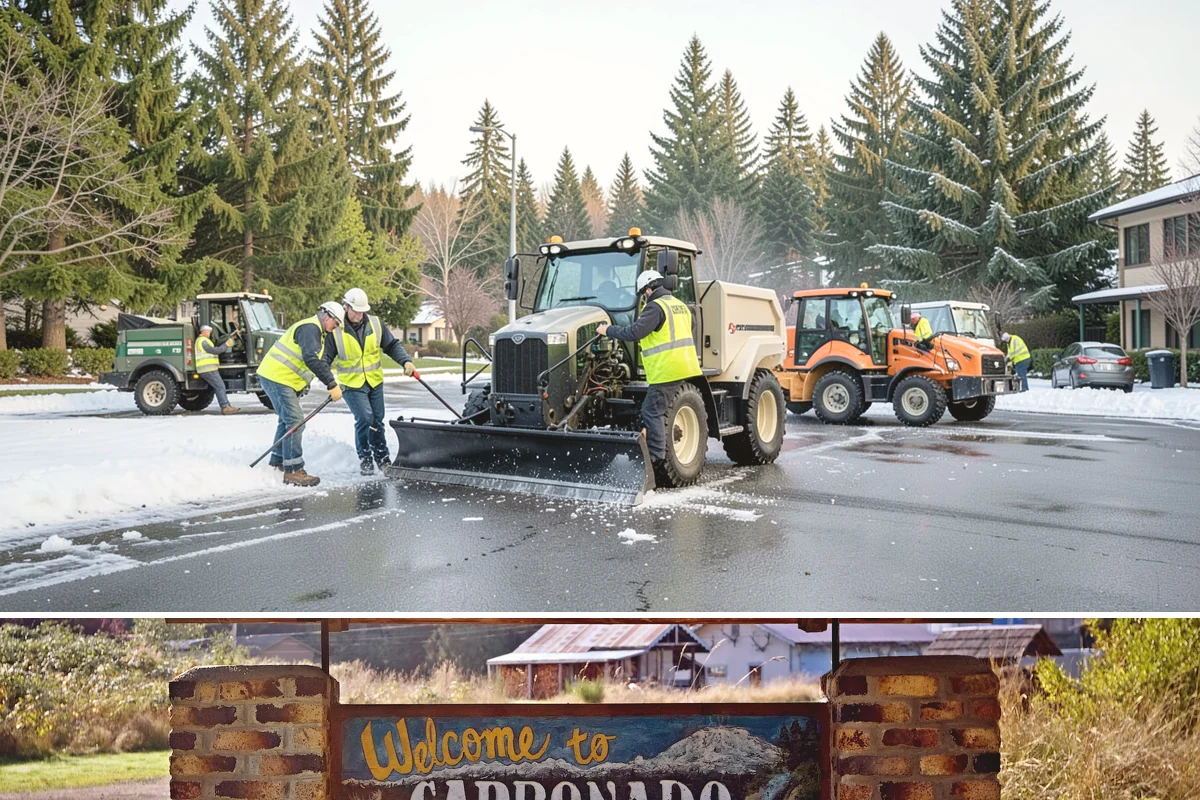 Holiday Lighting Removal in Carbonado, Pierce County, WA - Removal is typically scheduled in January once the holiday season concludes.