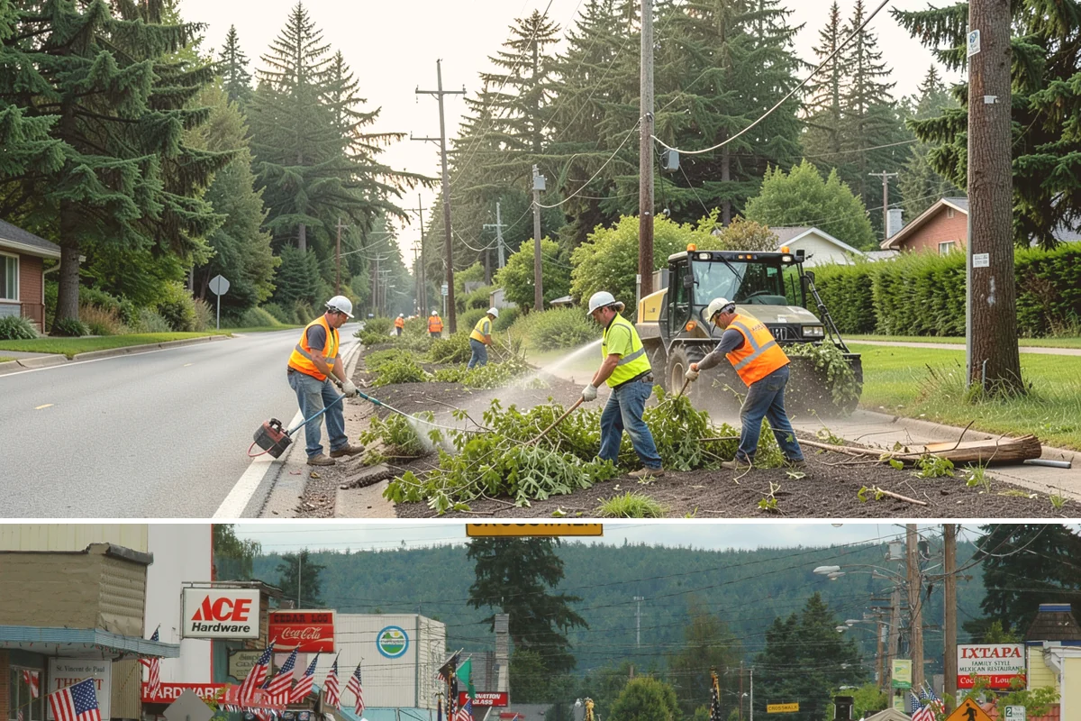 Holiday Lighting Removal in Carnation, King County, WA - Removal is typically scheduled in January once the holiday season concludes.