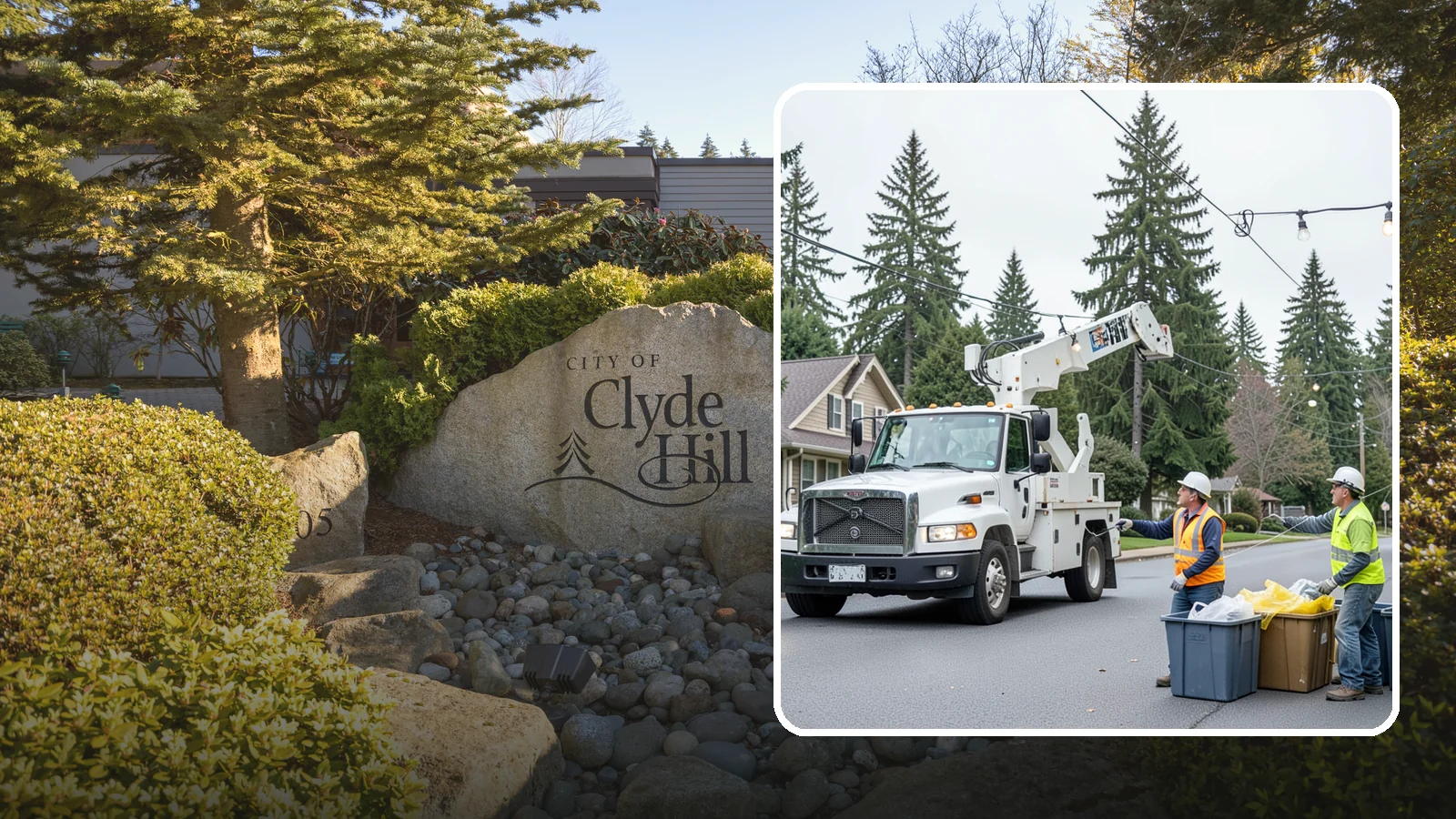 Holiday Lighting Removal in Clyde Hill, King County, WA - Safe takedown and storage of municipal holiday lighting displays across Western Washington.