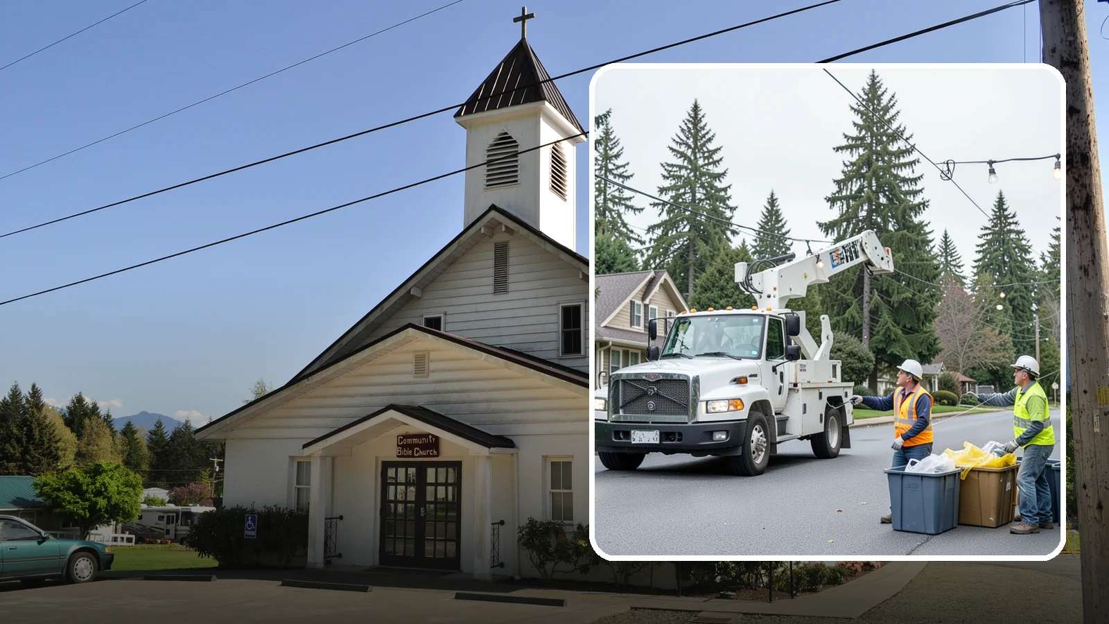 Holiday Lighting Removal in Concrete, Skagit County, WA - Safe takedown and storage of municipal holiday lighting displays across Western Washington.