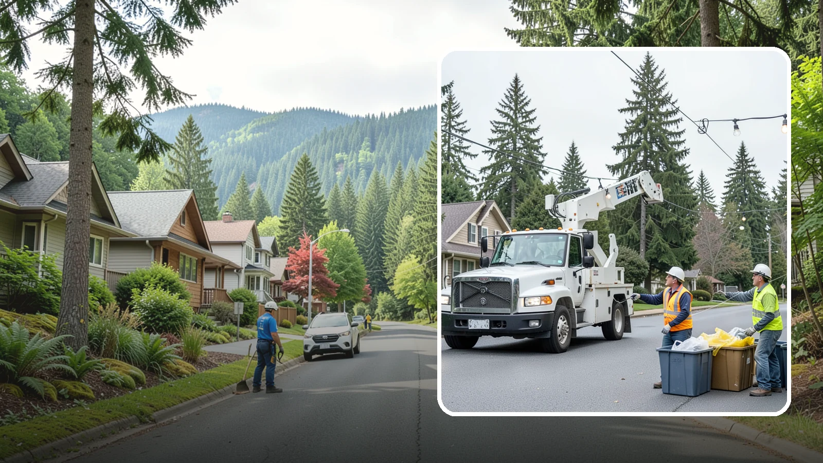 Holiday Lighting Removal in Darrington, Snohomish County, WA - Safe takedown and storage of municipal holiday lighting displays across Western Washington.