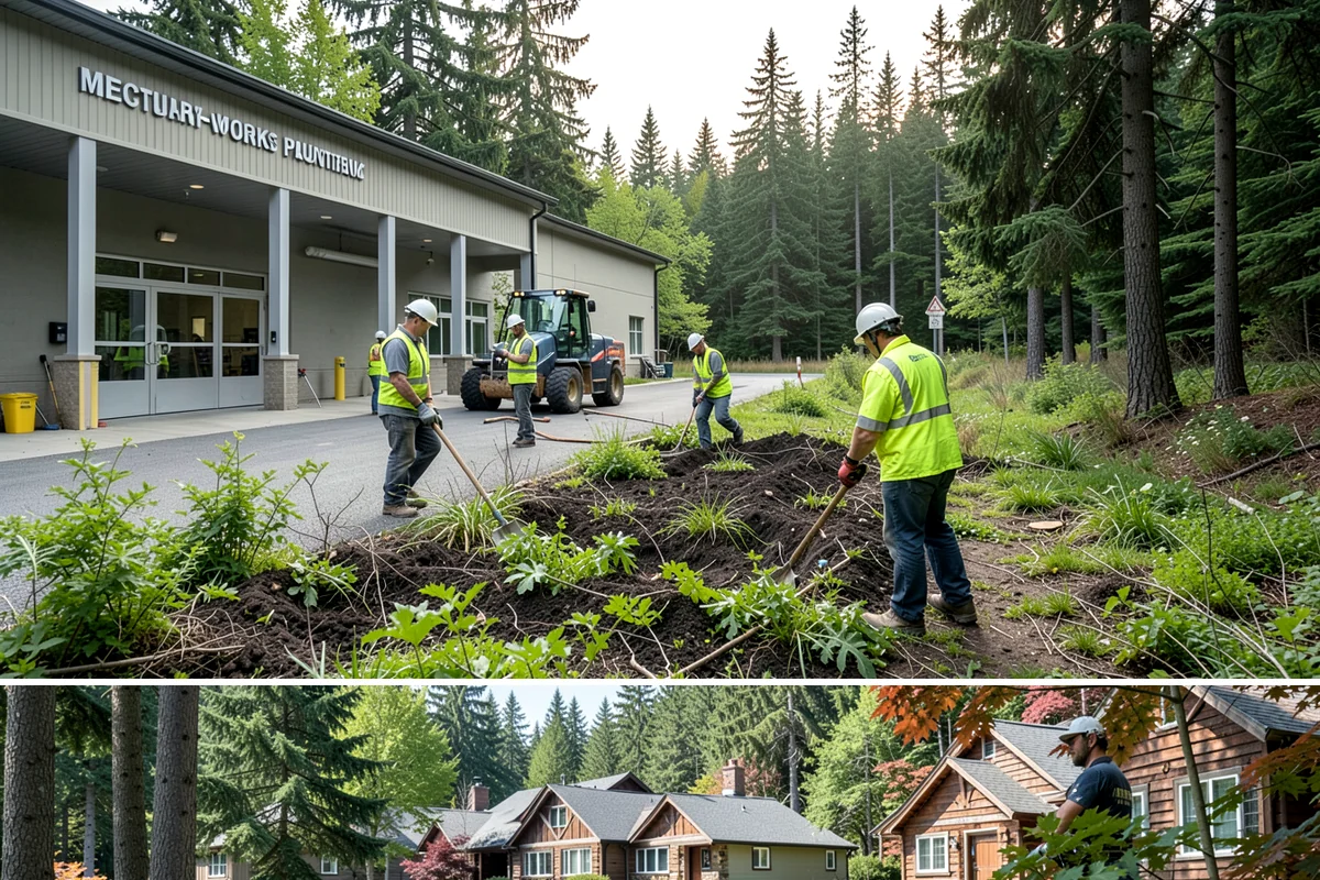Holiday Lighting Removal in Edgewood, Pierce County, WA - Removal is typically scheduled in January once the holiday season concludes.