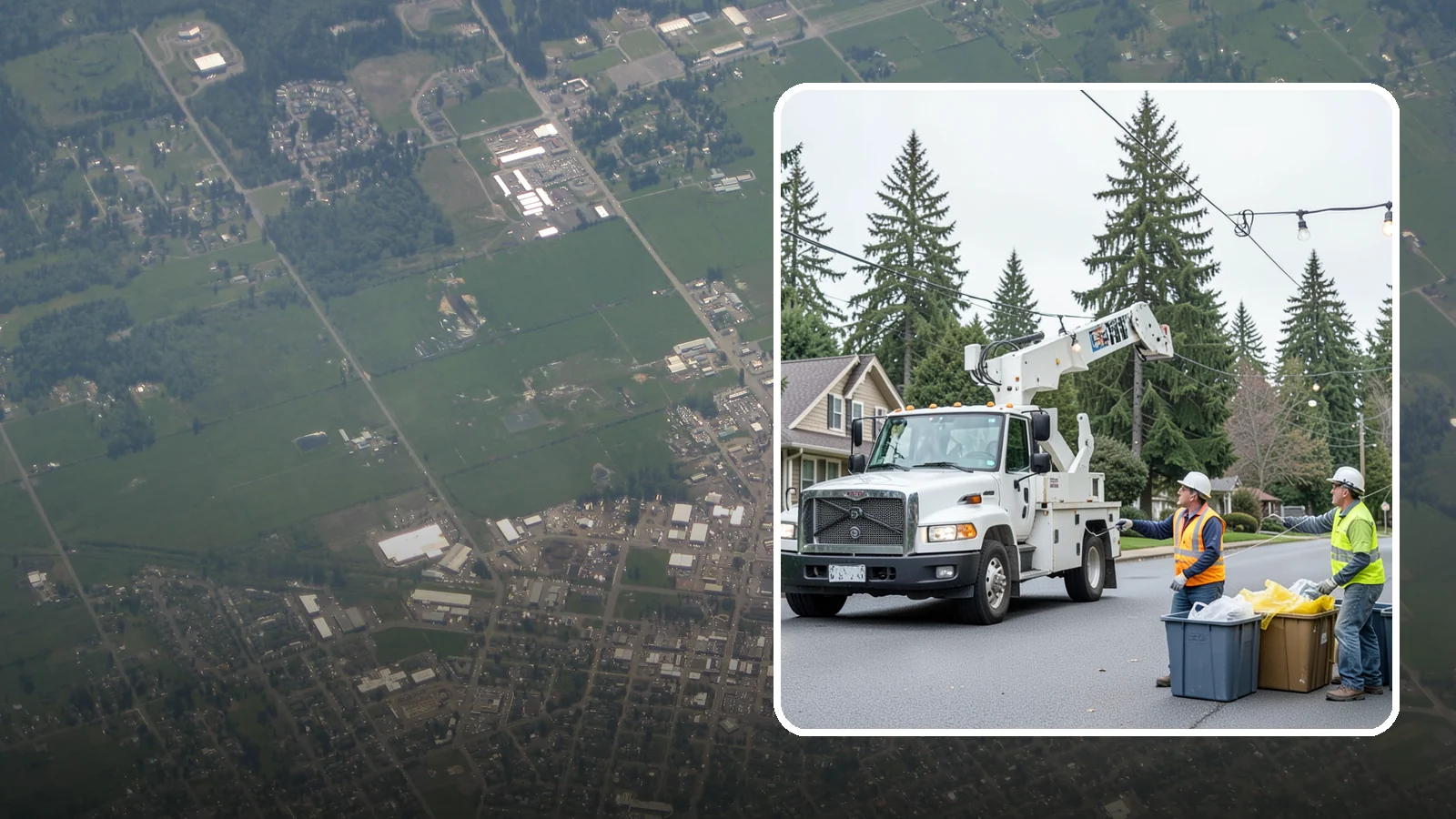 Holiday Lighting Removal in Enumclaw, King County, WA - Safe takedown and storage of municipal holiday lighting displays across Western Washington.