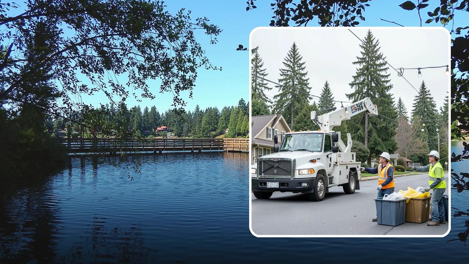 Holiday Lighting Removal in Federal Way, King County, WA - Safe takedown and storage of municipal holiday lighting displays across Western Washington.