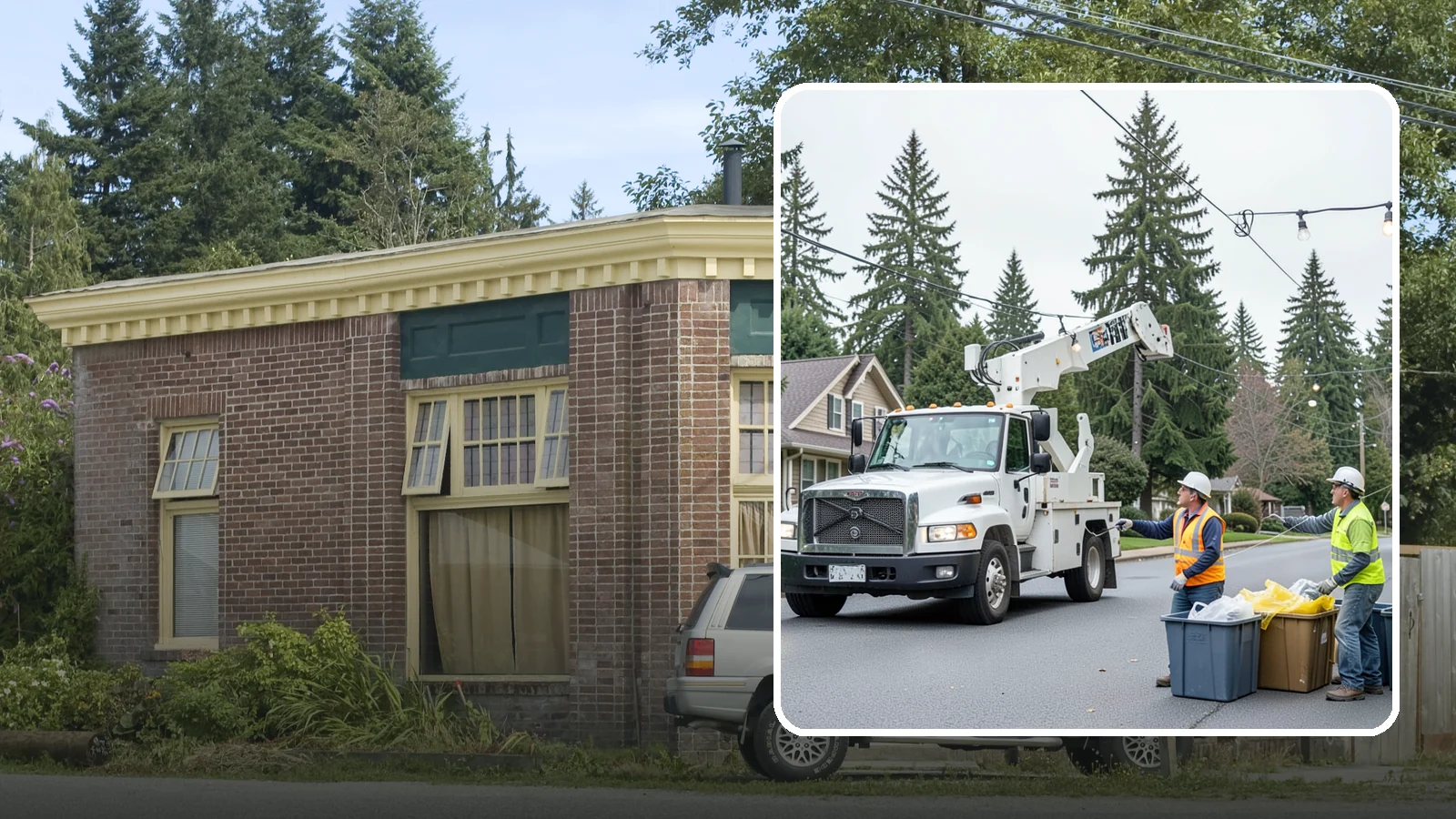 Holiday Lighting Removal in Hamilton, Skagit County, WA - Safe takedown and storage of municipal holiday lighting displays across Western Washington.