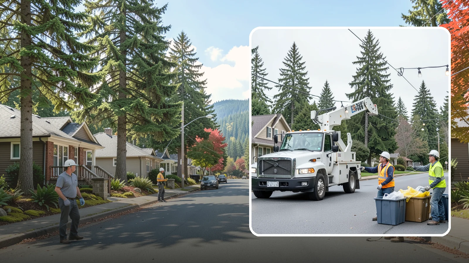 Holiday Lighting Removal in Hunts Point, King County, WA - Safe takedown and storage of municipal holiday lighting displays across Western Washington.