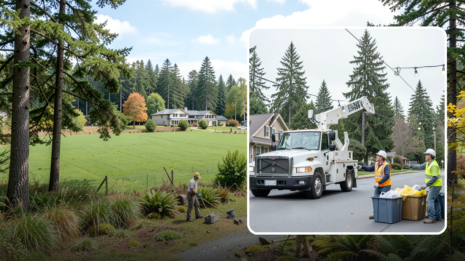 Holiday Lighting Removal in Lyman, Skagit County, WA - Safe takedown and storage of municipal holiday lighting displays across Western Washington.