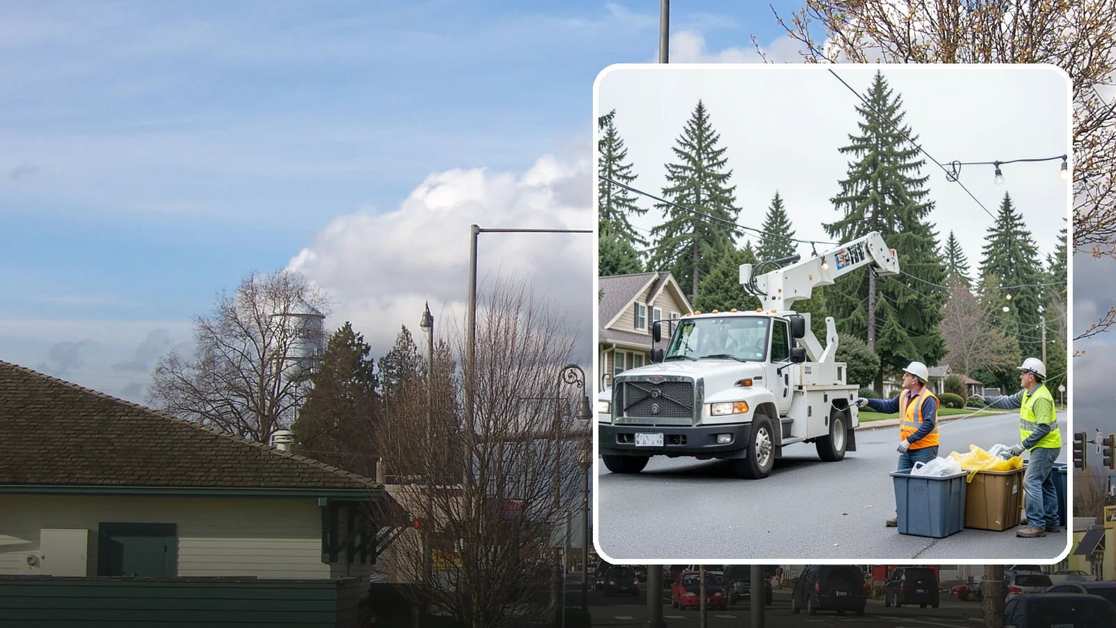 Holiday Lighting Removal in Marysville, Snohomish County, WA - Safe takedown and storage of municipal holiday lighting displays across Western Washington.