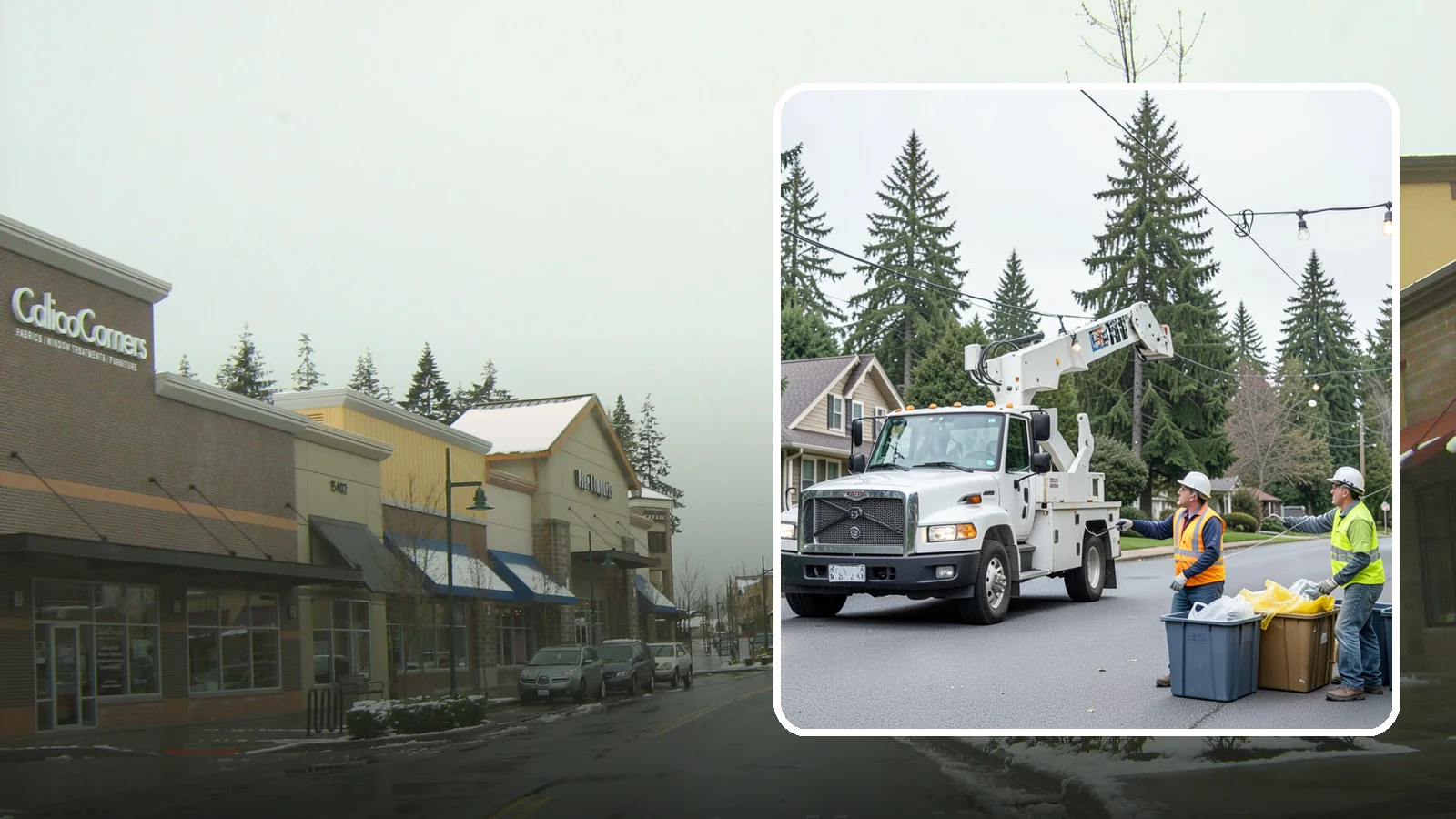 Holiday Lighting Removal in Mill Creek, Snohomish County, WA - Safe takedown and storage of municipal holiday lighting displays across Western Washington.