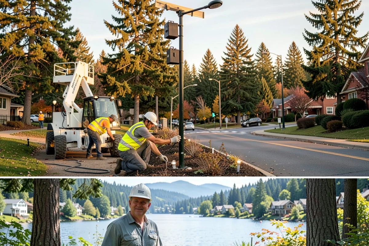 Holiday Lighting Removal in Milton, King County, WA - Removal is typically scheduled in January once the holiday season concludes.