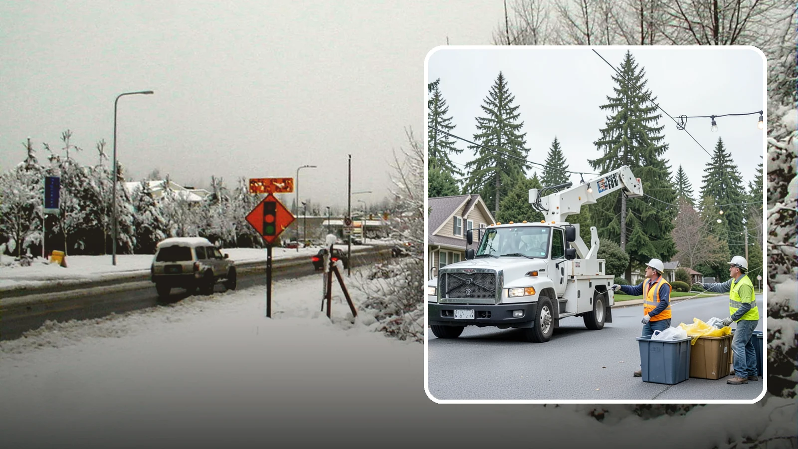 Holiday Lighting Removal in Newcastle, King County, WA - Safe takedown and storage of municipal holiday lighting displays across Western Washington.