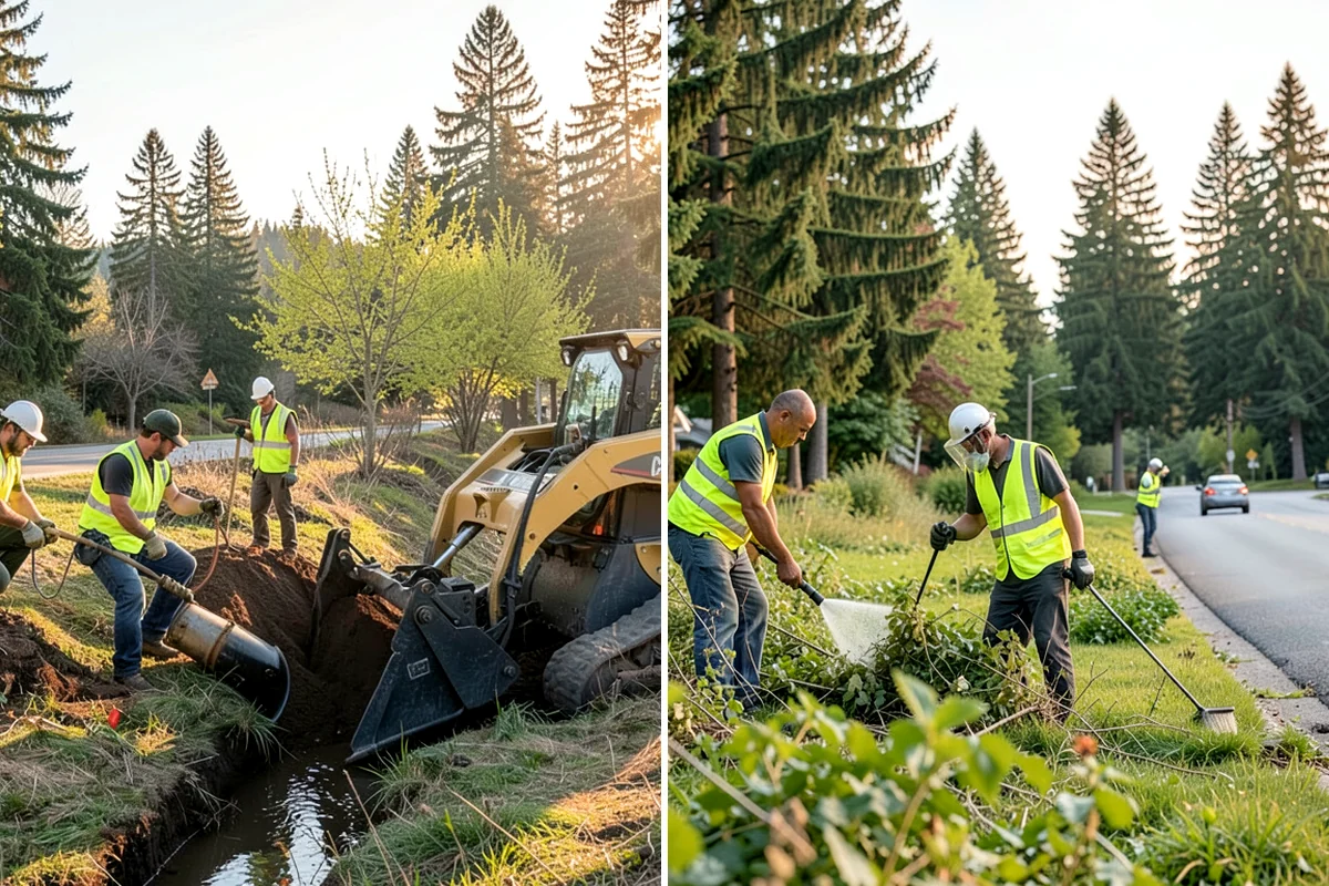 Holiday Lighting Removal in Puyallup, Pierce County, WA - Schedule removal promptly after the holiday season