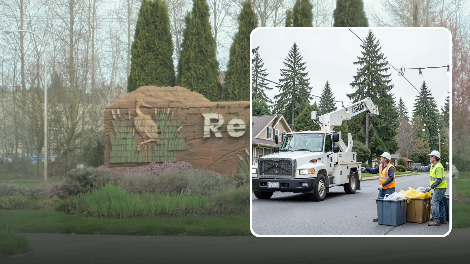 Holiday Lighting Removal in Renton, King County, WA - Safe takedown and storage of municipal holiday lighting displays across Western Washington.