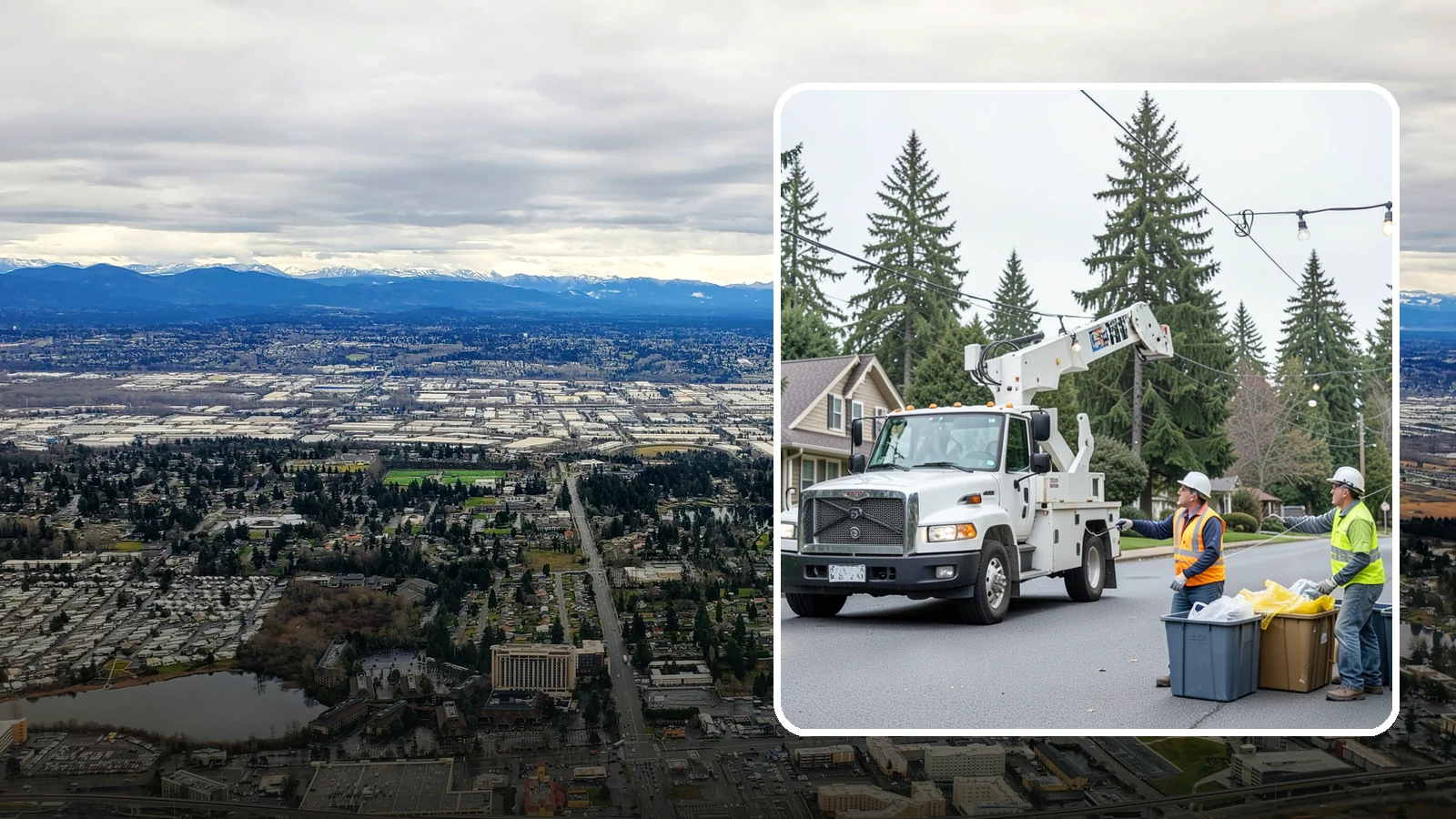 Holiday Lighting Removal in SeaTac, King County, WA - Safe takedown and storage of municipal holiday lighting displays across Western Washington.