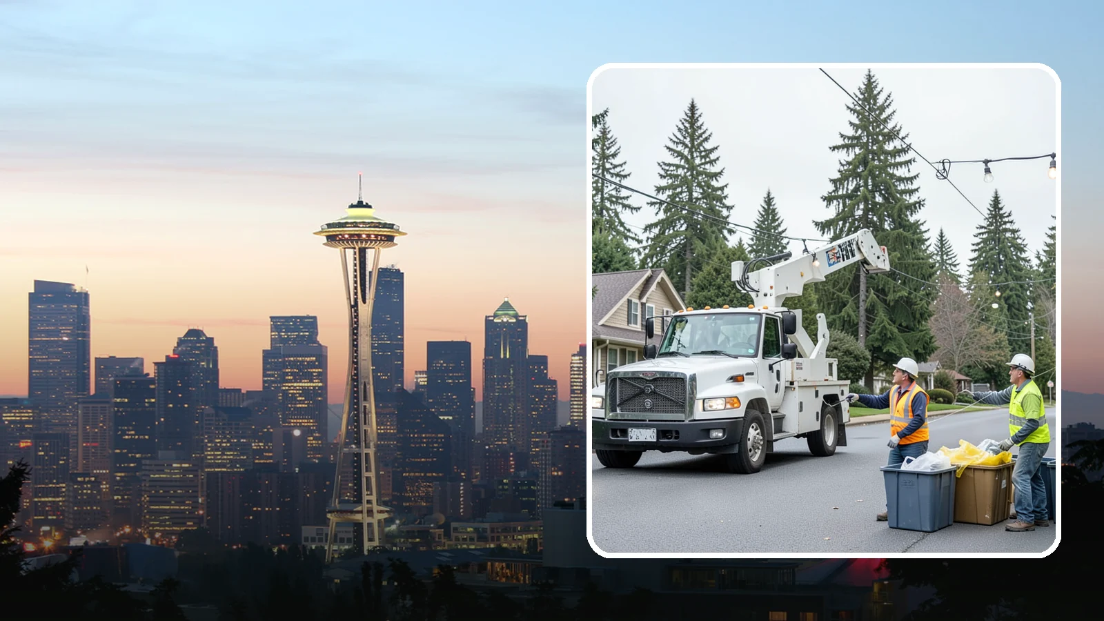Holiday Lighting Removal in Seattle, King County, WA - Safe takedown and storage of municipal holiday lighting displays across Western Washington.