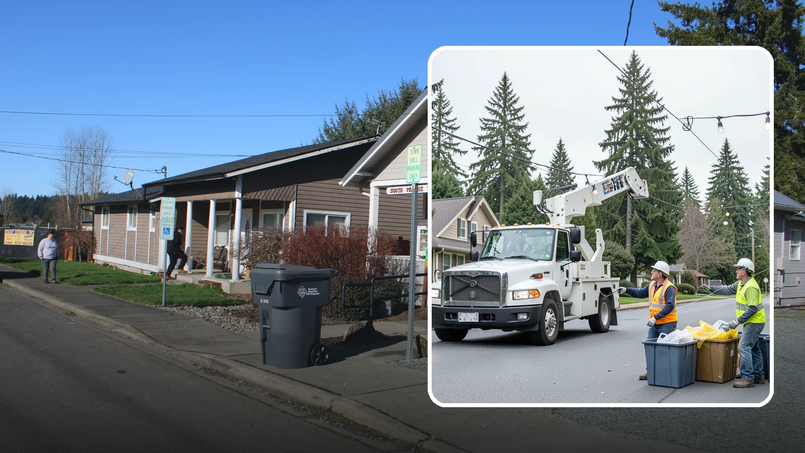 Holiday Lighting Removal in South Prairie, Pierce County, WA - Safe takedown and storage of municipal holiday lighting displays across Western Washington.