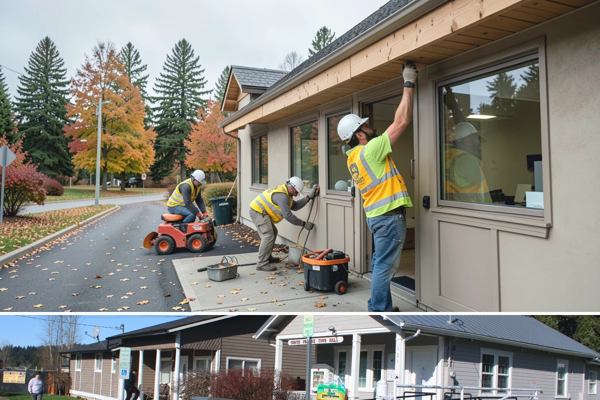 Holiday Lighting Removal in South Prairie, Pierce County, WA - Removal is typically scheduled in January once the holiday season concludes.