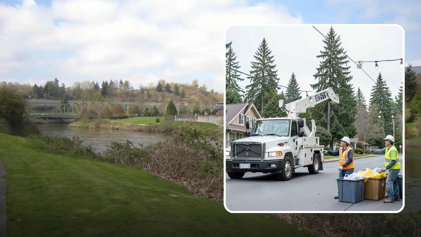 Holiday Lighting Removal in Tukwila, King County, WA - Safe takedown and storage of municipal holiday lighting displays across Western Washington.