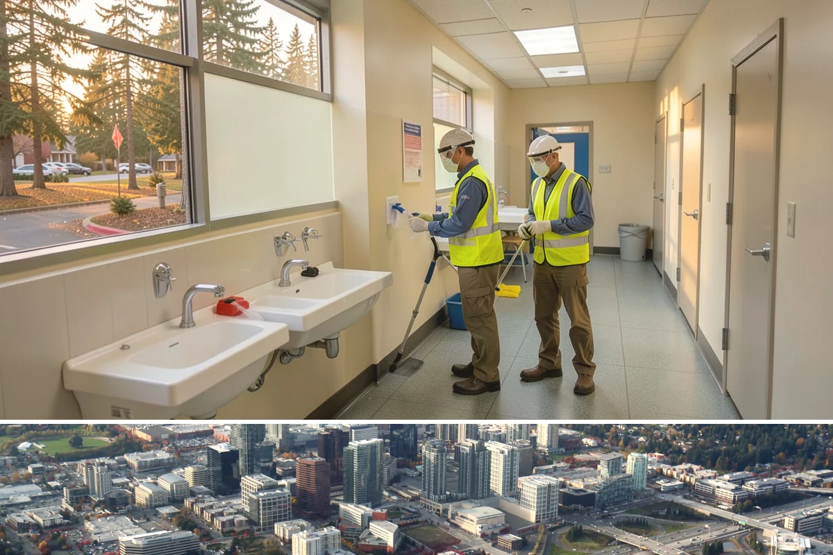 Holiday Lighting in Bellevue, King County, WA - Installation occurs in November, maintenance runs through the holidays, and removal follows in January.