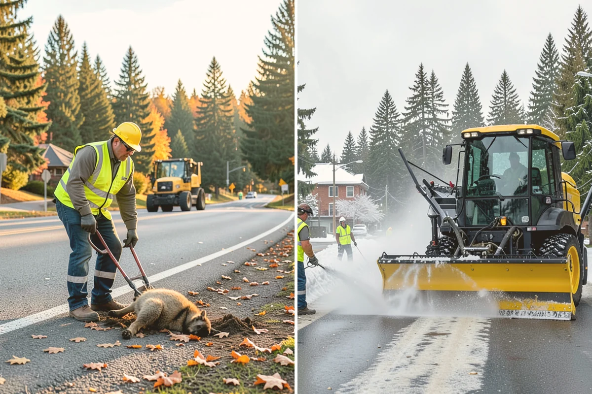 Holiday Lighting in Bothell, King County, WA - Plan display layout, power sources, and attachment points