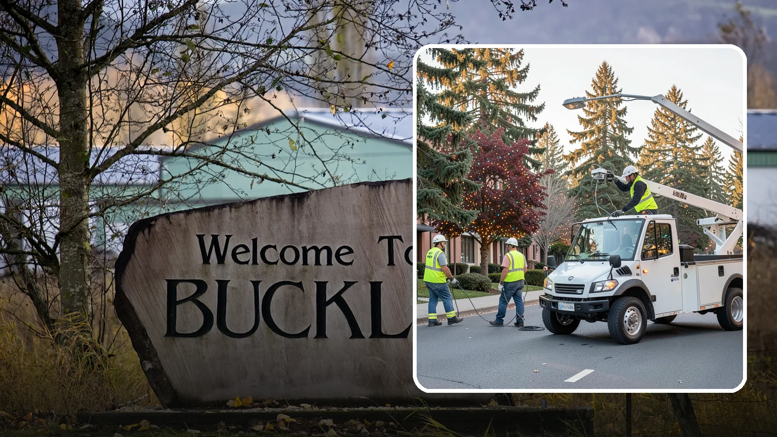 Holiday Lighting in Buckley, Pierce County, WA - Seasonal installation, maintenance, and removal of civic holiday lighting for downtowns and public spaces.