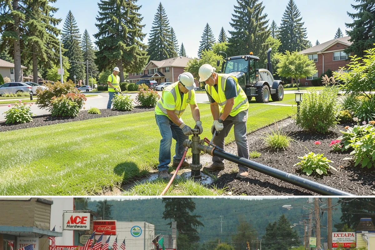 Holiday Lighting in Carnation, King County, WA - Installation occurs in November, maintenance runs through the holidays, and removal follows in January.