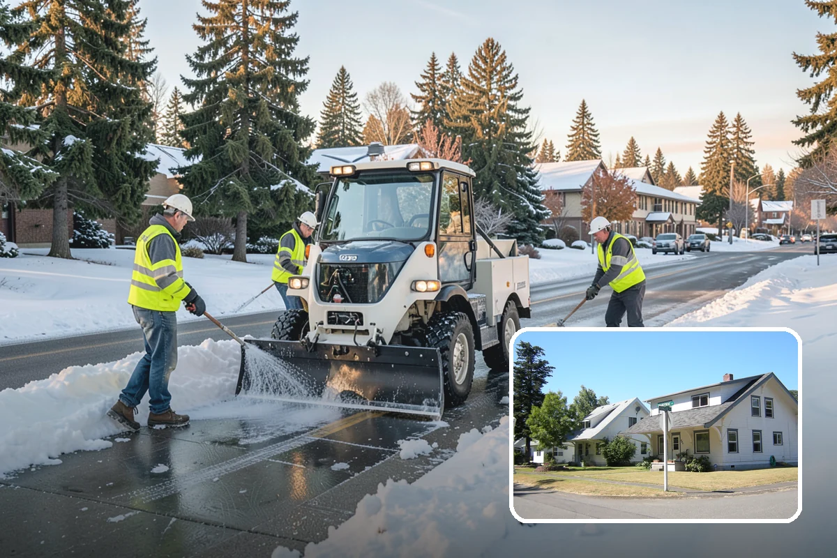 Holiday Lighting in DuPont, Pierce County, WA - Creates welcoming, festive public spaces during winter