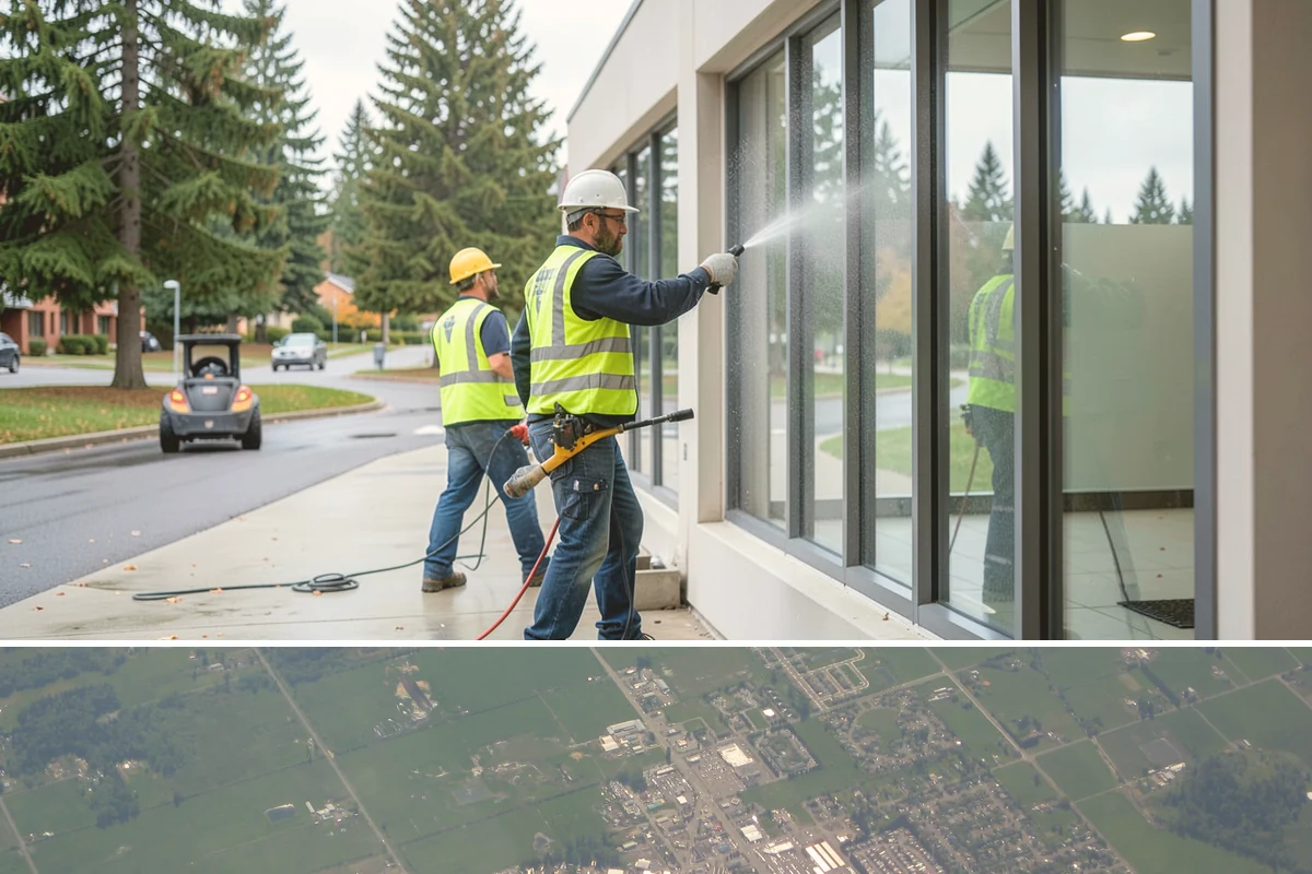 Holiday Lighting in Enumclaw, King County, WA - Installation occurs in November, maintenance runs through the holidays, and removal follows in January.