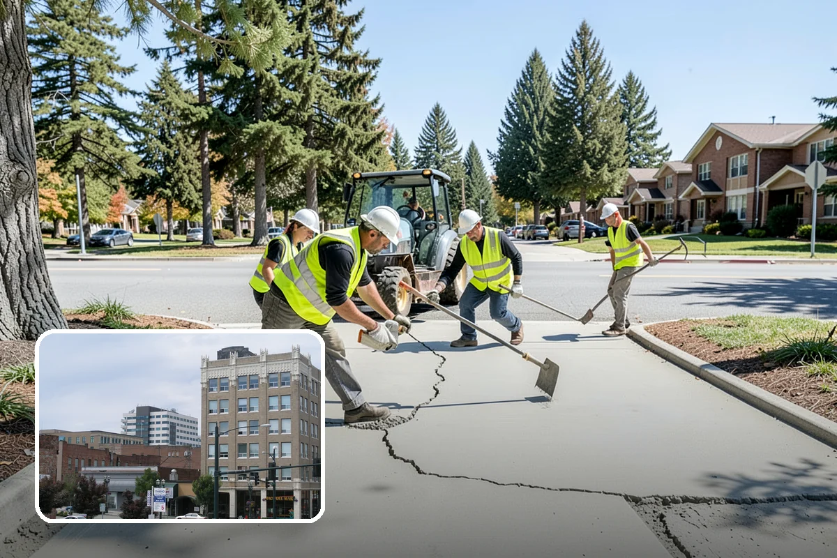 Holiday Lighting in Everett, Snohomish County, WA - Creates welcoming, festive public spaces during winter