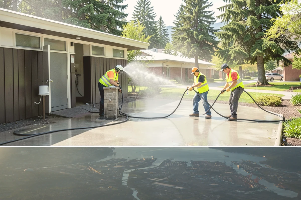 Holiday Lighting in Fife, Pierce County, WA - Installation occurs in November, maintenance runs through the holidays, and removal follows in January.