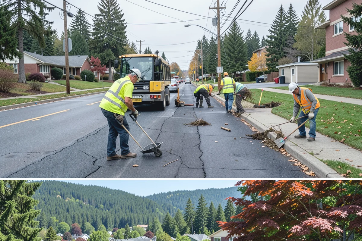 Holiday Lighting in Index, Snohomish County, WA - Installation occurs in November, maintenance runs through the holidays, and removal follows in January.