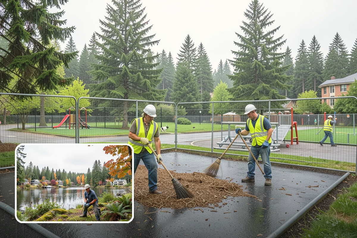 Holiday Lighting in La Conner, Skagit County, WA - Creates welcoming, festive public spaces during winter