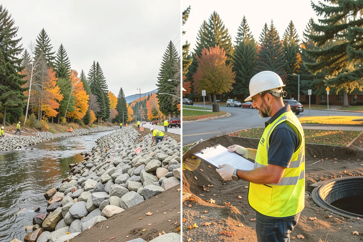 Holiday Lighting in Lynnwood, Snohomish County, WA - Plan display layout, power sources, and attachment points