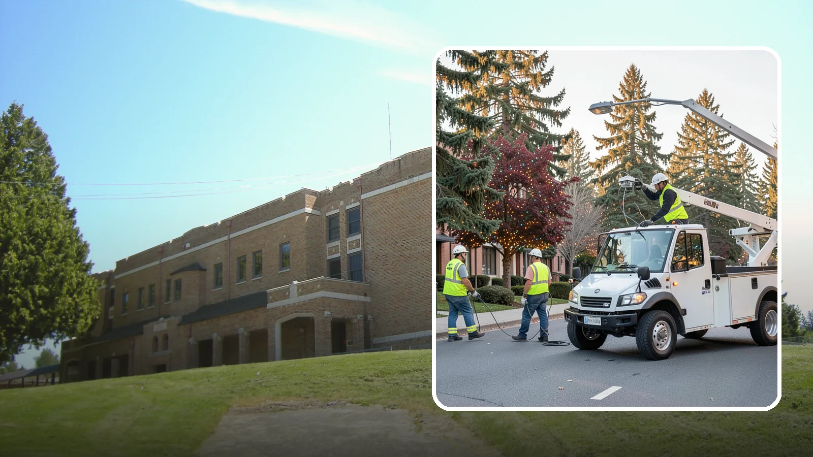 Holiday Lighting in Maple Valley, King County, WA - Seasonal installation, maintenance, and removal of civic holiday lighting for downtowns and public spaces.