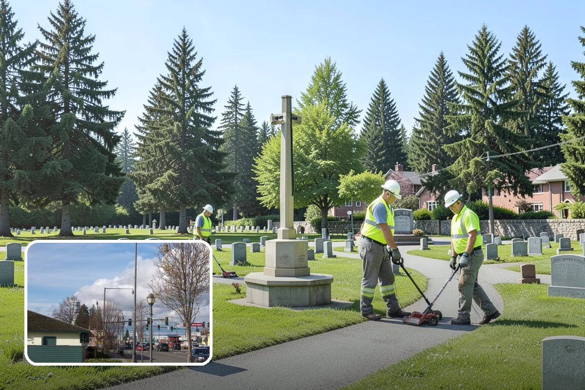Holiday Lighting in Marysville, Snohomish County, WA - Creates welcoming, festive public spaces during winter