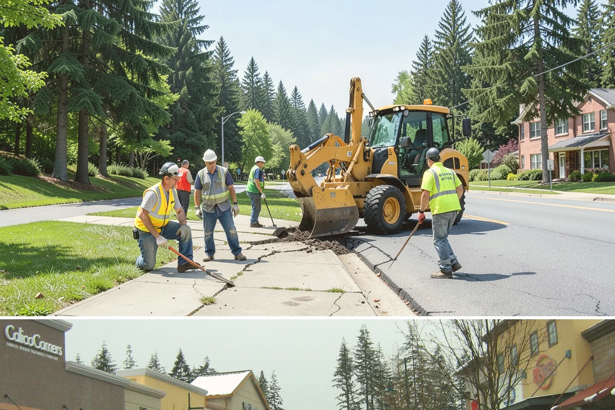 Holiday Lighting in Mill Creek, Snohomish County, WA - Installation occurs in November, maintenance runs through the holidays, and removal follows in January.
