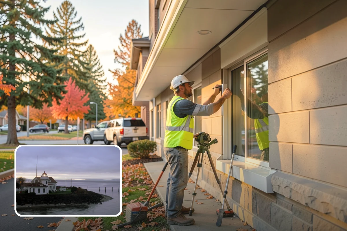 Holiday Lighting in Mukilteo, Snohomish County, WA - Creates welcoming, festive public spaces during winter