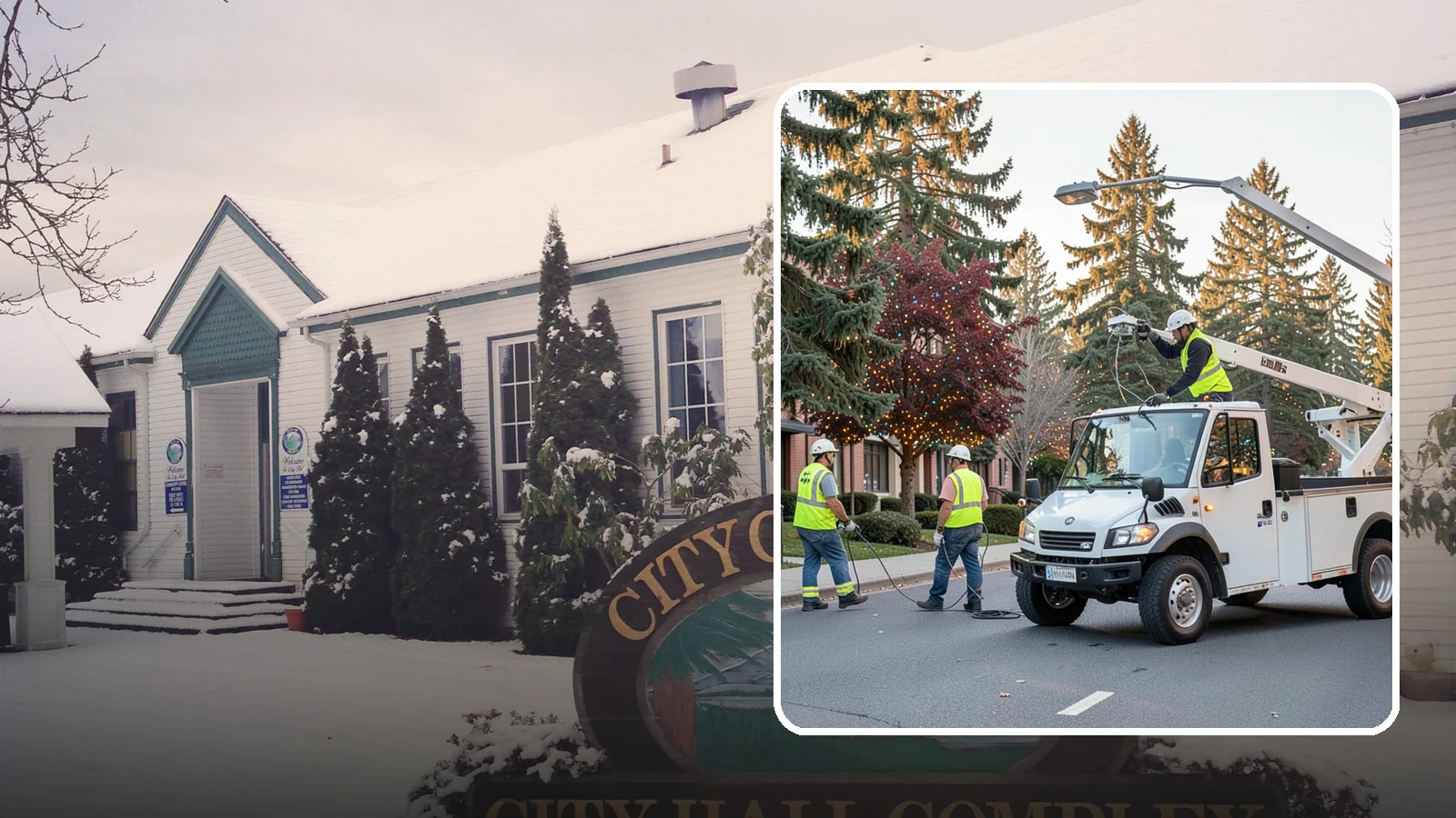 Holiday Lighting in Pacific, King County, WA - Seasonal installation, maintenance, and removal of civic holiday lighting for downtowns and public spaces.