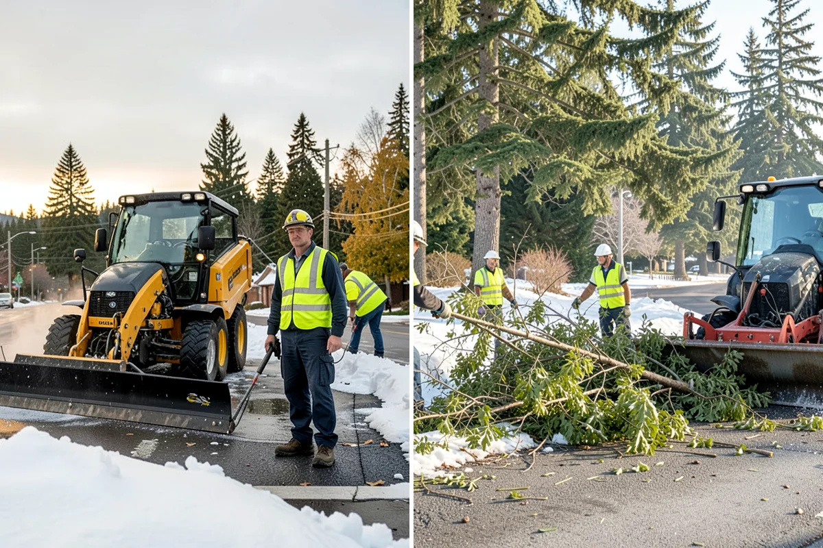 Holiday Lighting in Puyallup, Pierce County, WA - Plan display layout, power sources, and attachment points