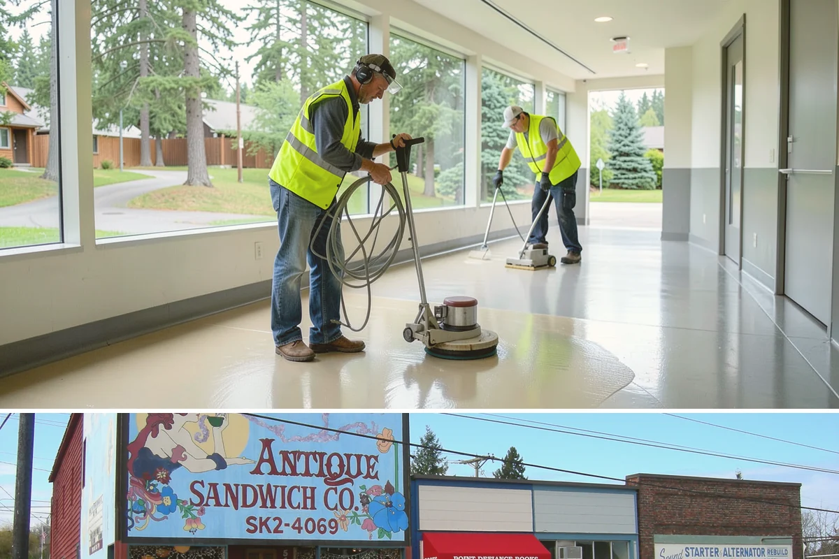 Holiday Lighting in Ruston, Pierce County, WA - Installation occurs in November, maintenance runs through the holidays, and removal follows in January.