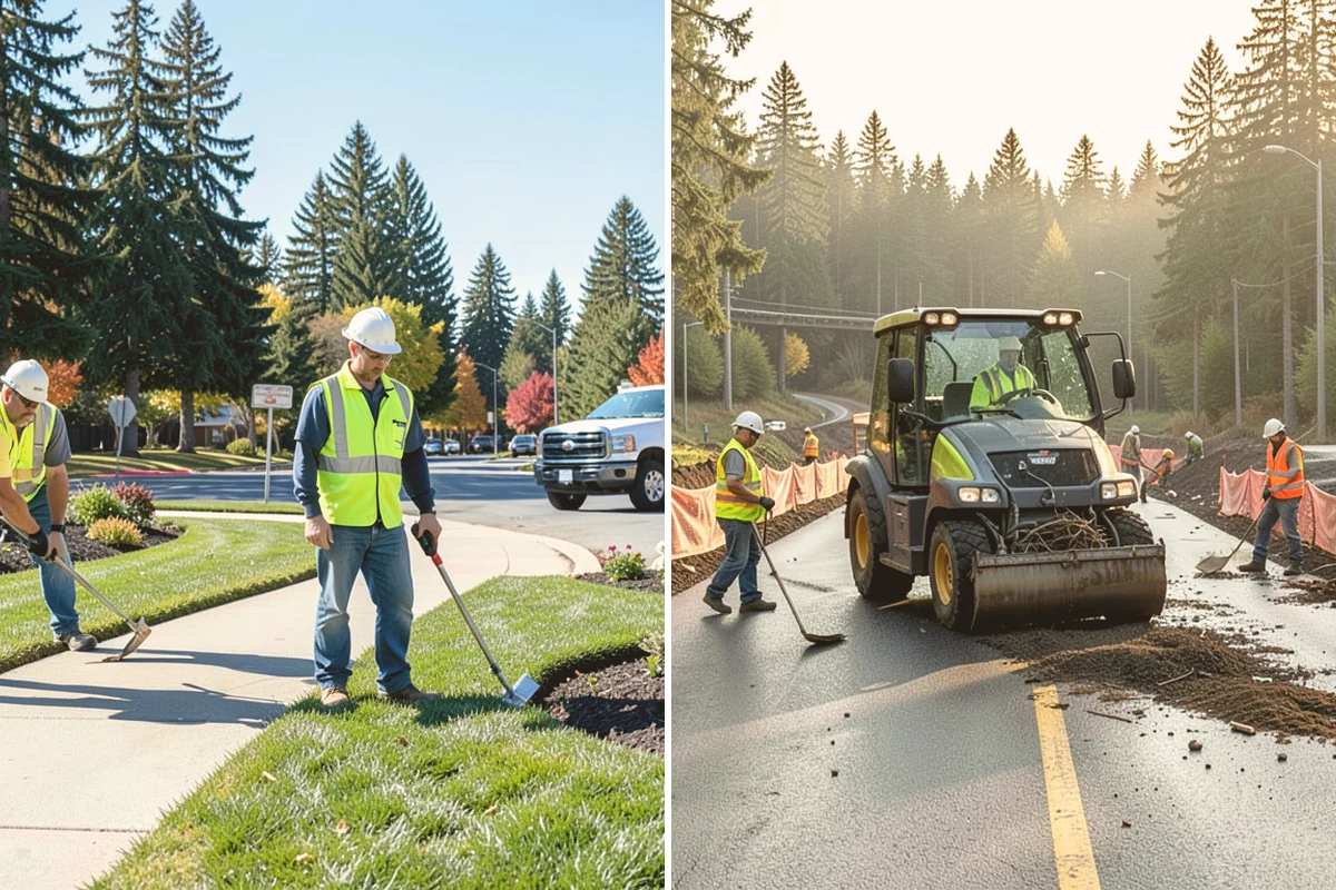 Holiday Lighting in Sammamish, King County, WA - Plan display layout, power sources, and attachment points