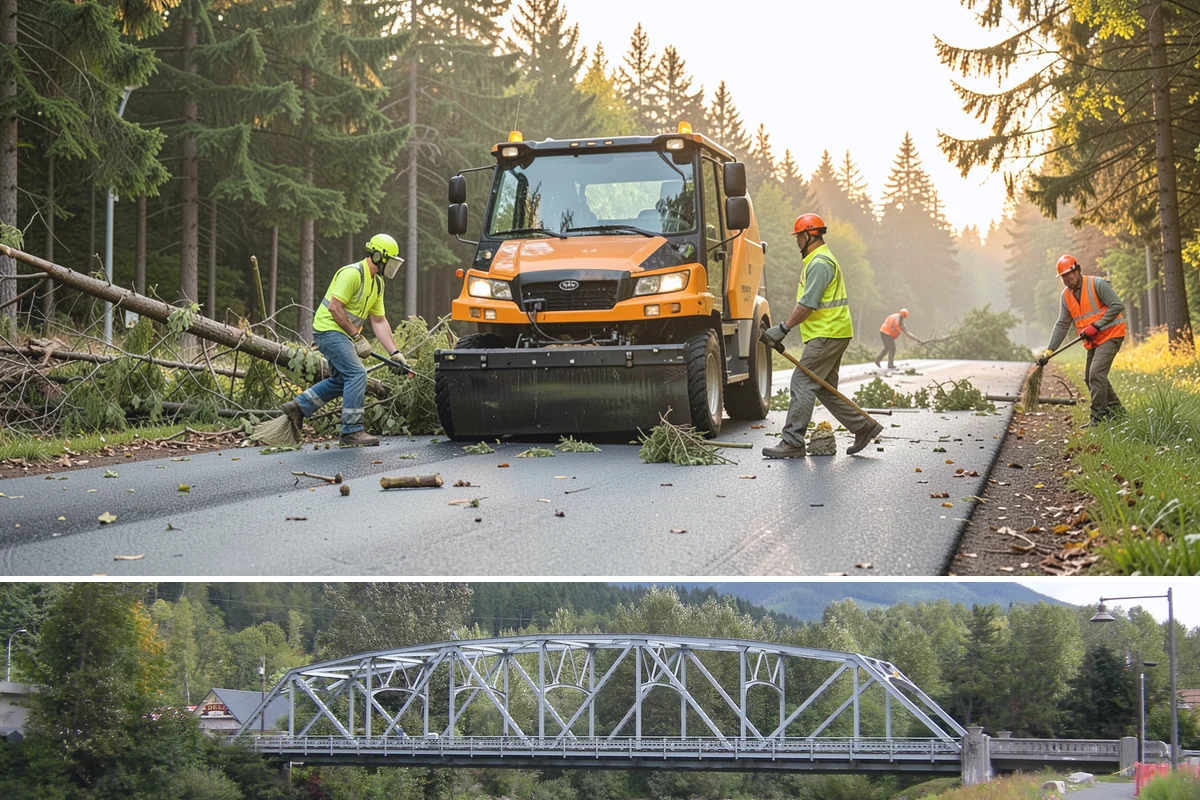 Holiday Lighting in Skykomish, King County, WA - Installation occurs in November, maintenance runs through the holidays, and removal follows in January.