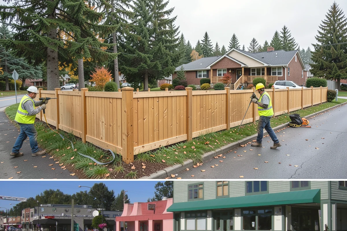 Holiday Lighting in Snoqualmie, King County, WA - Installation occurs in November, maintenance runs through the holidays, and removal follows in January.