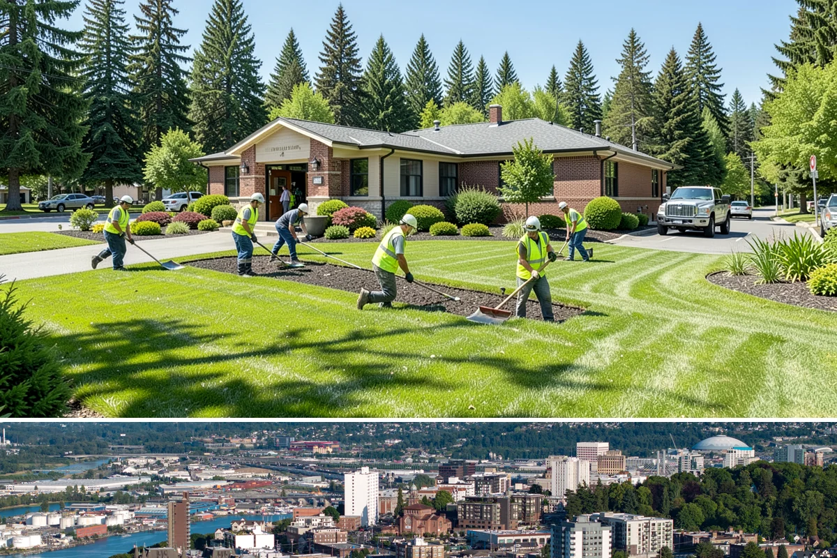 Holiday Lighting in Tacoma, Pierce County, WA - Installation occurs in November, maintenance runs through the holidays, and removal follows in January.