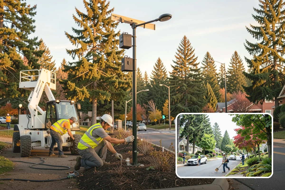 Holiday Tree Recycling in Beaux Arts Village, King County, WA - Trees diverted from landfill