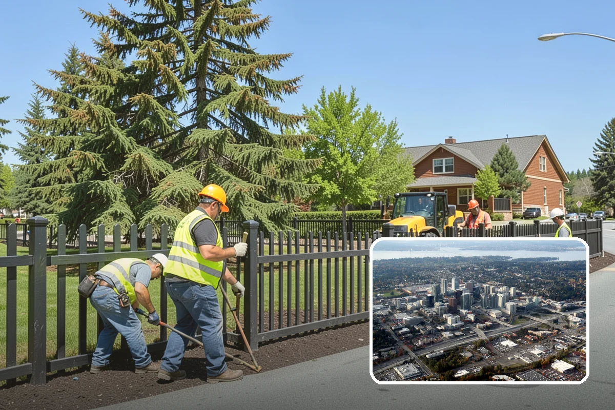 Holiday Tree Recycling in Bellevue, King County, WA - Trees diverted from landfill